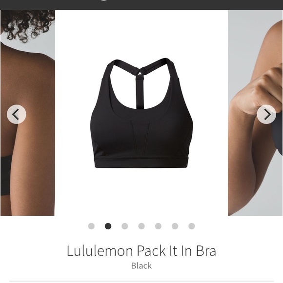 Lululemon Pack It In Bra Black - Picture 1 of 7